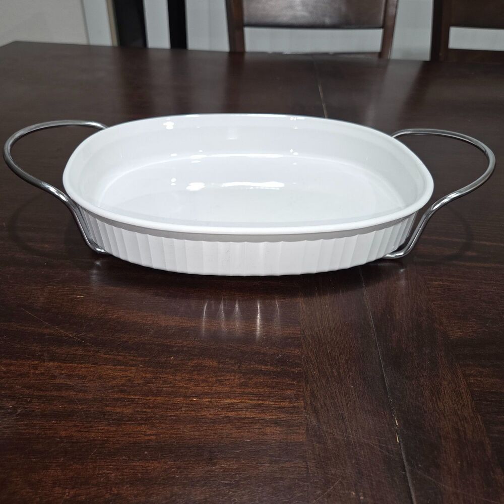 Casserole Dish with Metal Handles - No lid